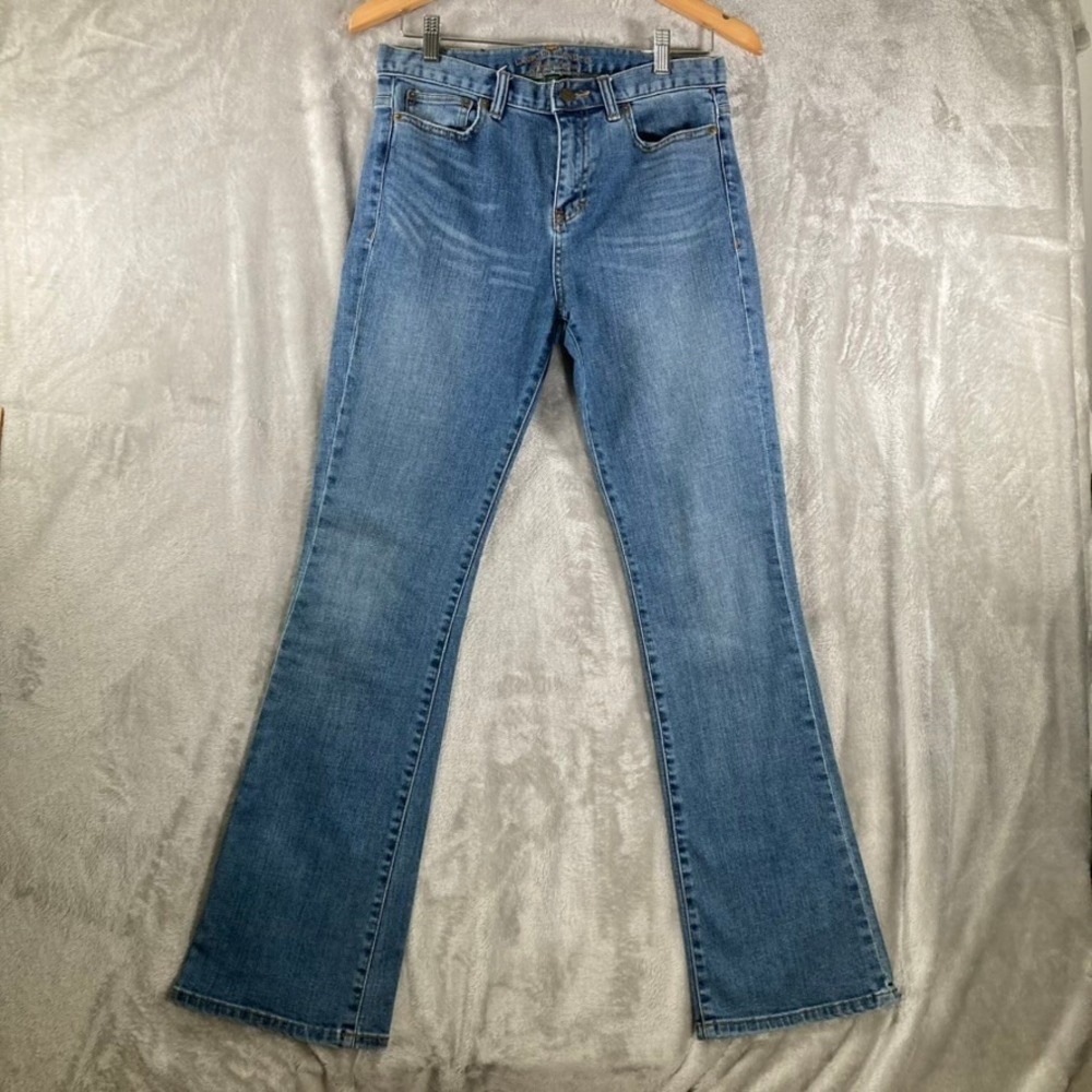 Lauren Ralph Lauren Bootcut Jeans Womens 4 Blue Medium Wash Stretch Denim